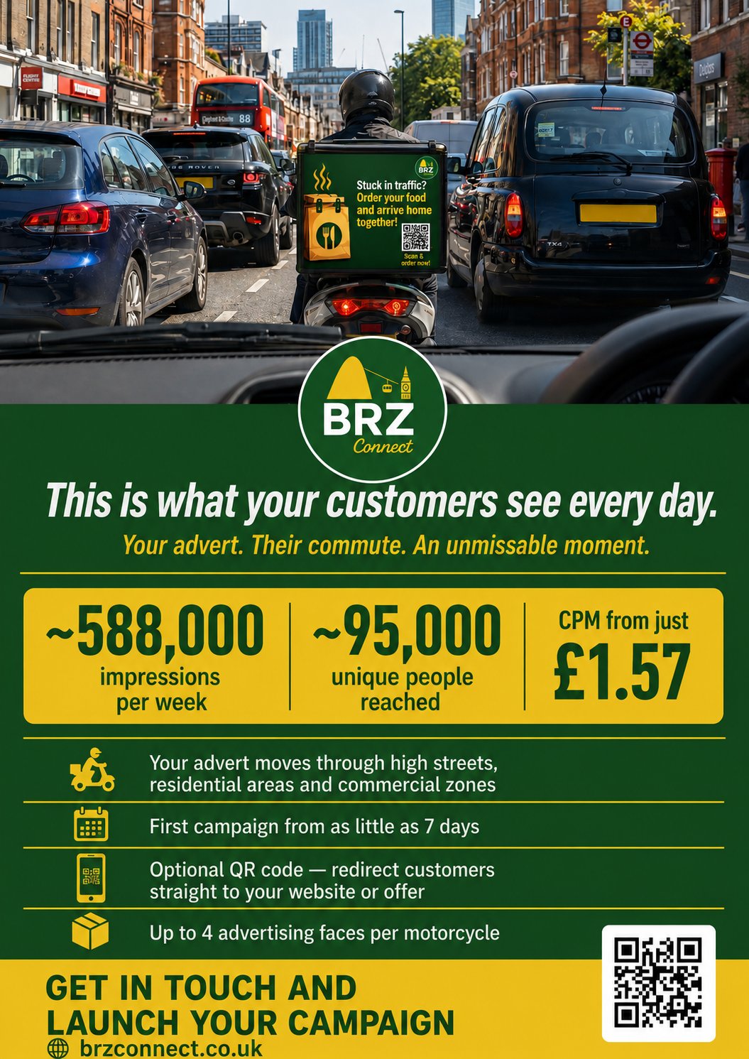 BRZ Connect mobile advertising example